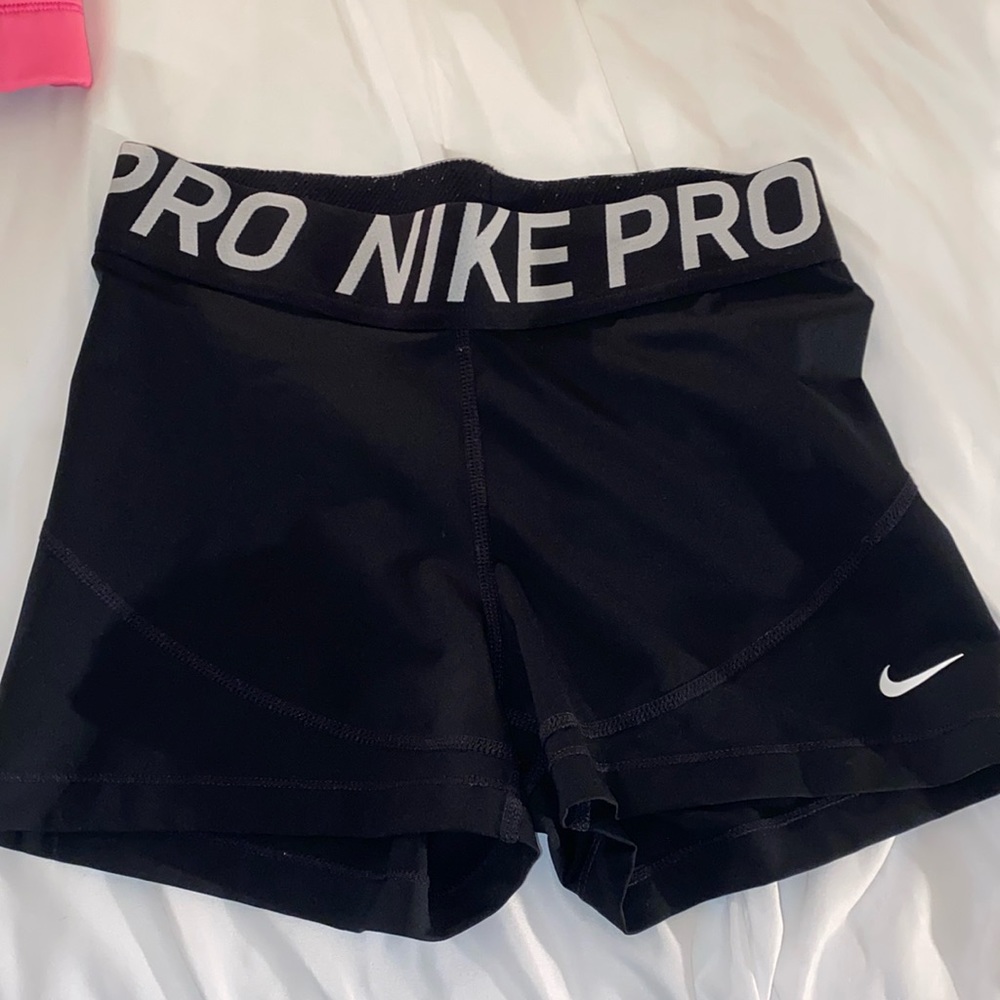Black Nike Pro Compression Shorts